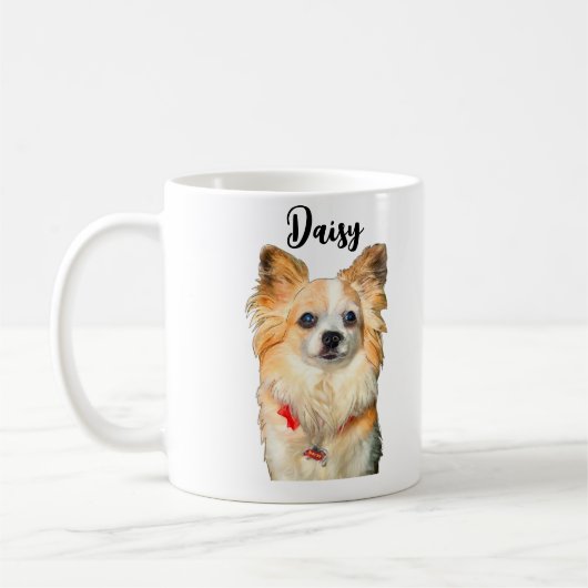 Chihuahua Dog Personalisiert Kaffeetasse (Links)