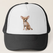 Chihuahua Dog Pet Animal Custom Trucker Hat Truckerkappe (Vorderseite)