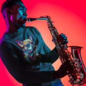 Chihuahua Dog playing Saxophone T-Shirt