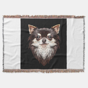 Chihuahua Dog Portrait_Dog Lover Decke
