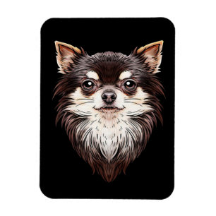 Chihuahua Dog Portrait_Dog Lover Magnet
