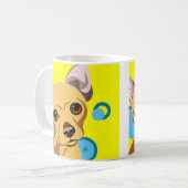 Chihuahua Dog Portrait Kaffeetasse (Vorderseite Links)