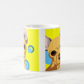Chihuahua Dog Portrait Kaffeetasse (Mittel)