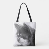 Chihuahua Dog Portrait Tasche (Rückseite)