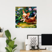 Chihuahua Dog Poster (Heimbüro)