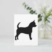 Chihuahua Dog Postkarte (Stehend Vorderseite)