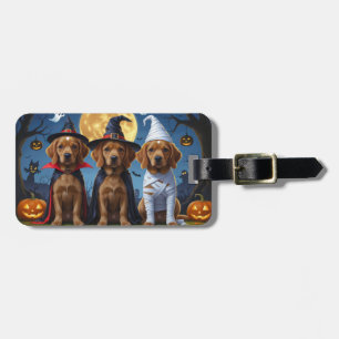 Chihuahua Dog Pumpkin Halloween Funny Gepäckanhänger