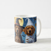 Chihuahua Dog Pumpkin Halloween Funny Kaffeetasse (VorderseiteRechts)