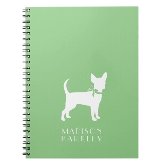 Chihuahua Dog Puppy-Notebook Notizblock (Vorderseite)