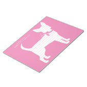 Chihuahua Dog Puppy Notepad Notizblock (angewinkelt)