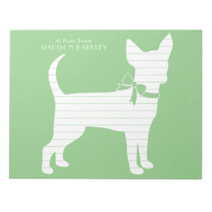 Chihuahua Dog Puppy Notepad Notizblock