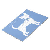 Chihuahua Dog Puppy Notizblock (angewinkelt)