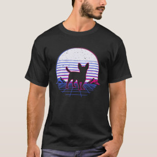 Chihuahua Dog Puppy Retro Vintag Sunset Geschenk T-Shirt