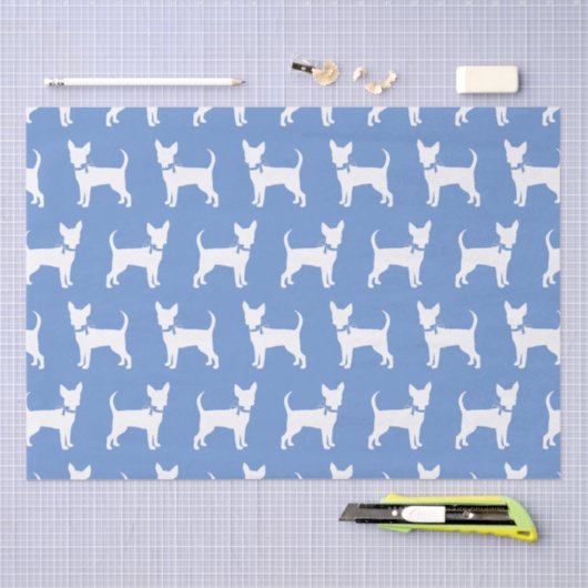 Chihuahua Dog Puppy Seidenpapier (Handwerk)