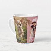 Chihuahua Dog Rasse Sortiment Milchtasse (Linke Ecke)