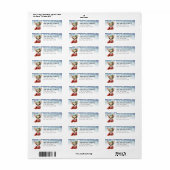 Chihuahua Dog Return Address Labels (Vorne)