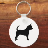 Chihuahua Dog Schlüsselanhänger (Vorderseite)