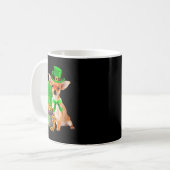 Chihuahua Dog Shamrock St Patricks Day Dog Irish G Kaffeetasse (Vorderseite Links)