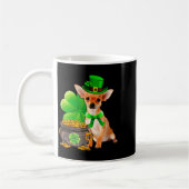 Chihuahua Dog Shamrock St Patricks Day Dog Irish G Kaffeetasse (Links)
