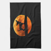 Chihuahua Dog Silhouette Moon chiwawa lover Classi Geschirrtuch (Vertikal)