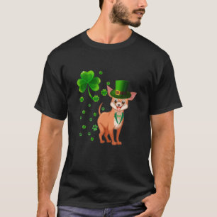 Chihuahua Dog St. Patricks Day Funny Gips für D T-Shirt