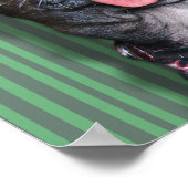 Chihuahua Dog Tongue Poster (Ecke)