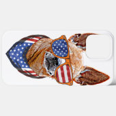 Chihuahua Dog USA Unabhängigkeit 4. Juli Case-Mate iPhone Hülle (Rückseite (Horizontal))