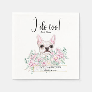 Chihuahua Dog Wedding Cocktail Napkins Serviette