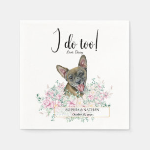 Chihuahua Dog Wedding Cocktail Napkins Serviette
