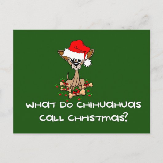Chihuahua Dog Weihnachten (Vorderseite)