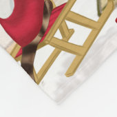 Chihuahua Dog Weihnachten Fleecedecke (Ecke)