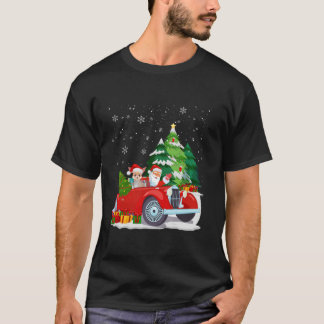 Chihuahua Dog Weihnachtsmannmütze Weihnachtslieder T-Shirt