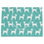 Chihuahua Dog Welppy Grosse Geschenktasche Große Geschenktüte (Vorderseite)