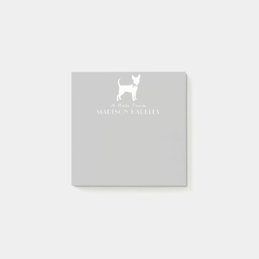 Chihuahua Dog Welppy Post-it-Notes Post-it Klebezettel (Vorderseite)