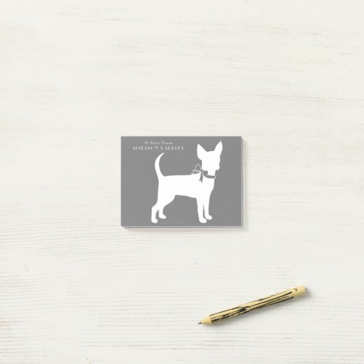 Chihuahua Dog Welppy Post-it-Notes Post-it Klebezettel (Auf Schreibtisch)