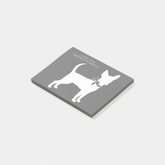 Chihuahua Dog Welppy Post-it-Notes Post-it Klebezettel (angewinkelt)