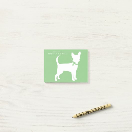Chihuahua Dog Welppy Post-it-Notes Post-it Klebezettel (Auf Schreibtisch)