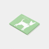 Chihuahua Dog Welppy Post-it-Notes Post-it Klebezettel (angewinkelt)