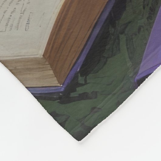 Chihuahua Dog Whimsical Halloween Malerei Fleecedecke (Ecke)