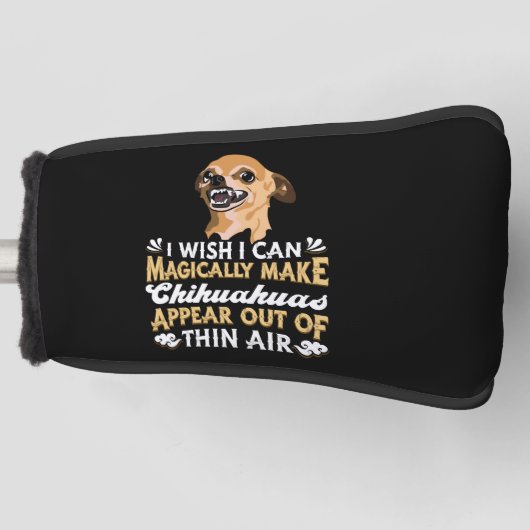 Chihuahua Dogs Golf Headcover (Vorderseite)