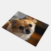 Chihuahua Door Mat Begrüßungsfotos Fußmatte (Schrägansicht)
