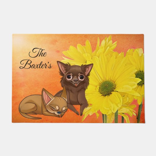 Chihuahua Door Mat Fußmatte (Vorderseite)