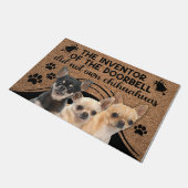 Chihuahua Doormat, Chihuahua Lover Begrüßungsmatte Fußmatte (Schrägansicht)