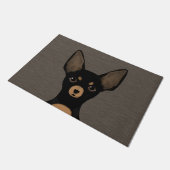 Chihuahua Doormat Fußmatte (Schrägansicht)