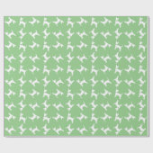 Chihuahua Doppy Welpe Wrapping Paper Geschenkpapier (Flach)