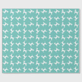 Chihuahua Doppy Welpe Wrapping Paper Geschenkpapier (Flach)