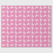 Chihuahua Doppy Welpe Wrapping Paper Geschenkpapier (Flach)
