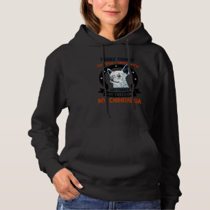 Chihuahua Drei Dinge, mit denen man sich nicht anl Hoodie