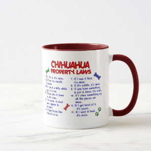 CHIHUAHUA Eigentums-Gesetze 2 Tasse