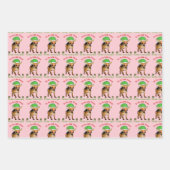 Chihuahua Elf Weihnachten Geschenkpapier Set (Vorderseite 3)